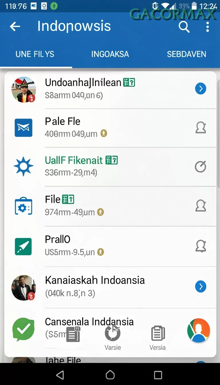 Cuplikan layar OKJKT — pengaturan akun