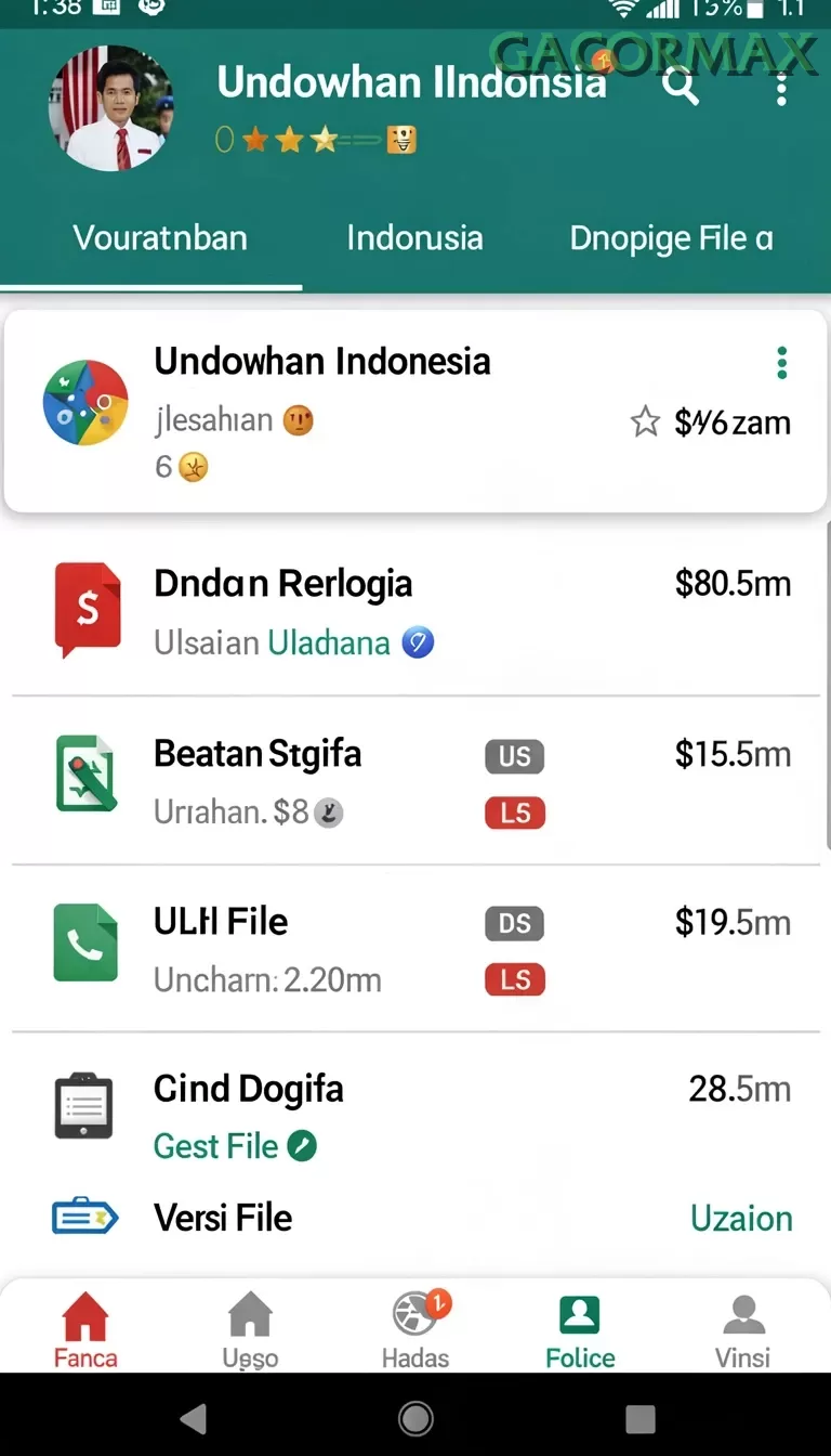 Cuplikan layar DEWASLOT99 — menu navigasi